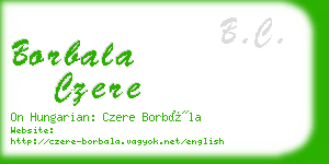 borbala czere business card